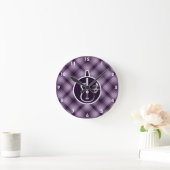 Paarse akoestische gitaar ronde klok (Huis)