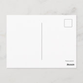 Paarse Alaskan Flower Briefkaart (Achterkant)