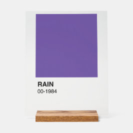 Paarse album - Clear Background Acryl Bord