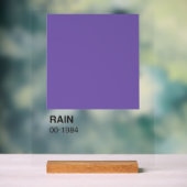 Paarse album - Clear Background Acryl Bord (Neutraal)