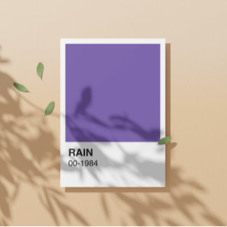 Paarse album - White Border Perfect Poster