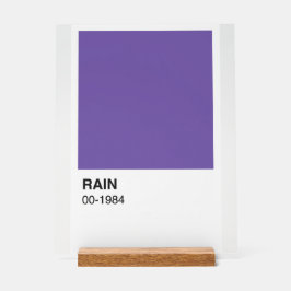 Paarse album - Witte achtergrond Acryl Bord