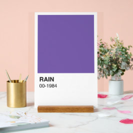 Paarse album - Witte achtergrond Acryl Bord