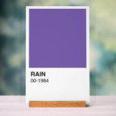 Paarse album - Witte achtergrond Acryl Bord (Neutraal)