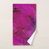 Paarse alcoholinkt bad handdoek (Handdoek)