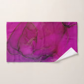 Paarse alcoholinkt bad handdoek (Handdoek)