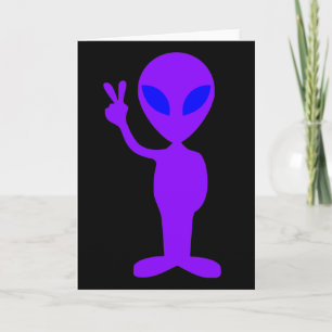 Paarse Alien Kaart
