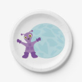 Paarse Alien Papieren Bordje (Voorkant)