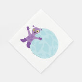 Paarse Alien Servet (Hoek)