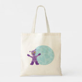 Paarse Alien Tote Bag (Achterkant)