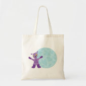 Paarse Alien Tote Bag (Voorkant)