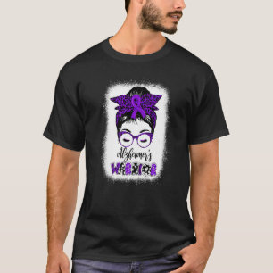 Paarse Alzheimer's Warrior Awareness Alzheimer’ s T-shirt