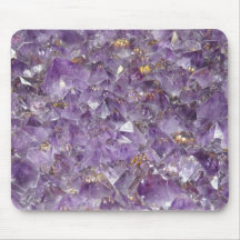 Paarse amethist Crystal Gem Stone Look