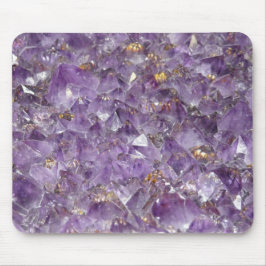 Paarse amethist Crystal Gem Stone Look Muismat