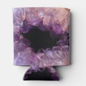 Paarse amethist edelsteen bruid en bruidegom Bruil Blikjeskoeler (Achterkant)