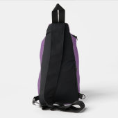 paarse, amethist en fuchsia stippen sling bag (Achterkant)