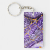 Paarse Amethist Sleutelhanger (Voorkant)