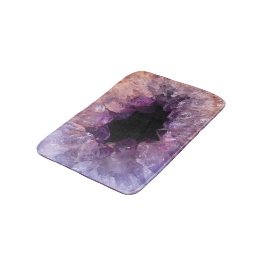 Paarse Amethyst Badmat (Gekanteld)