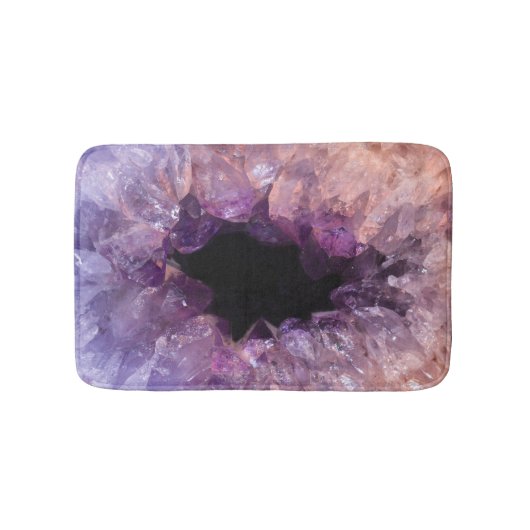 Paarse Amethyst Badmat (Voorkant)