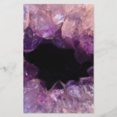 Paarse Amethyst Briefpapier (Voorkant)