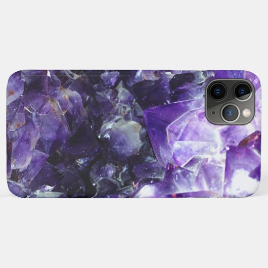 Paarse amethyst Case-Mate iPhone case (Achterkant (horizontaal))