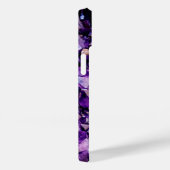 Paarse Amethyst Crystal Gemstone IPhone Case (Achterkant / Rechts)