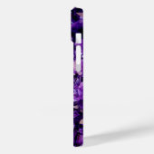 Paarse Amethyst Crystal Gemstone IPhone Case (Achterkant / Links)