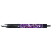 Paarse Amethyst Crystal Gemstone Pen (Voorkant)