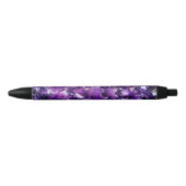 Paarse Amethyst Crystal Geode Gemstone Pen (Voorkant)