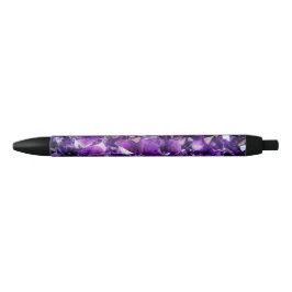 Paarse Amethyst Crystal Geode Gemstone Pen
