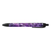 Paarse Amethyst Crystal Geode Gemstone Pen (Bodem)