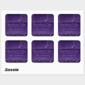 Paarse Amethyst Crystal Luxe Product Label (Vel)