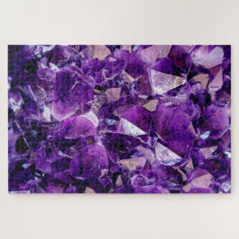 Paarse Amethyst Crystal Pareltjes Expert Jigzaag P Legpuzzel