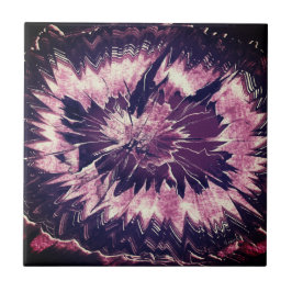 Paarse Amethyst Crystal Tegeltje