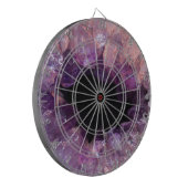 Paarse Amethyst Dartbord (Voorkant Links)
