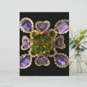 Paarse Amethyst Diamonds (Staand voorkant)