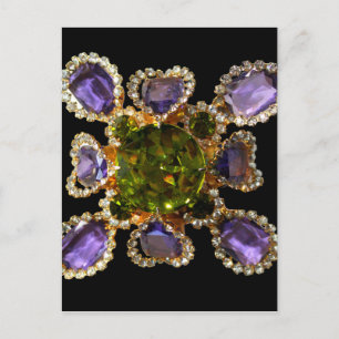 Paarse Amethyst Diamonds Briefkaart