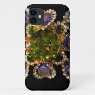 Paarse Amethyst Diamonds Case-Mate iPhone Case