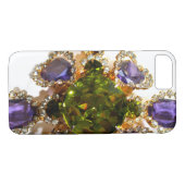 Paarse Amethyst Diamonds Case-Mate iPhone Case (Achterkant (Horizontaal))