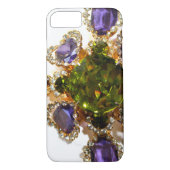 Paarse Amethyst Diamonds Case-Mate iPhone Case (Achterkant)