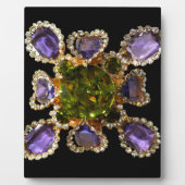 Paarse Amethyst Diamonds Fotoplaat (Voorkant)