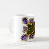 Paarse Amethyst Diamonds Koffiemok (Voorkant links)