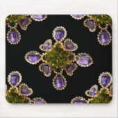 Paarse Amethyst Diamonds Muismat (Voorkant)