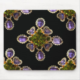 Paarse Amethyst Diamonds Muismat