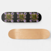 Paarse Amethyst Diamonds Persoonlijk Skateboard (Horizontaal)