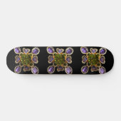 Paarse Amethyst Diamonds Persoonlijk Skateboard (Horizontaal)