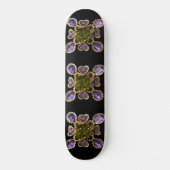 Paarse Amethyst Diamonds Persoonlijk Skateboard (Voorkant)