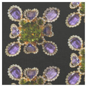 Paarse Amethyst Diamonds Stof (Close Up)