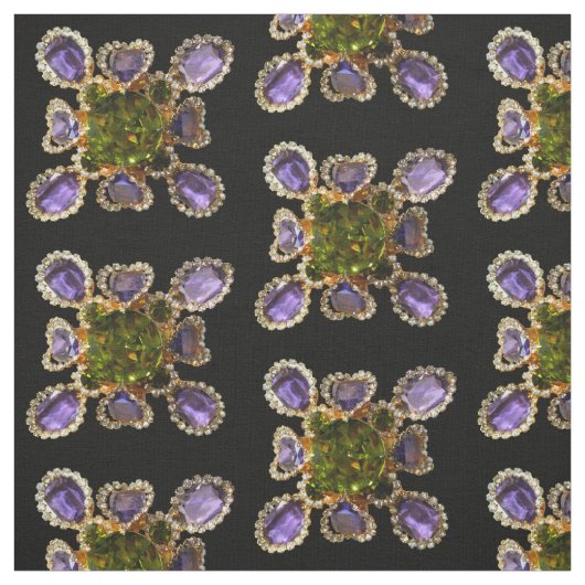 Paarse Amethyst Diamonds Stof (Swatch)