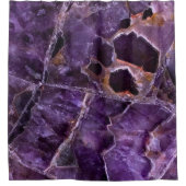 Paarse Amethyst Douchegordijn (Voorkant)